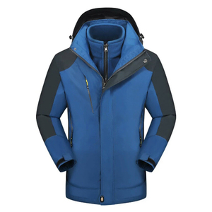 Waterproof Outdoor Jacket Men Women Fleece Inner Detachable Hood Windproof Winter Ski Hiking Coat Wholesale OEM - Product Image 4