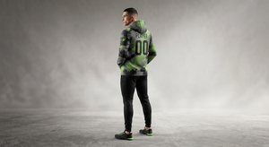 Custom Team Sublimation <b>Hoodie</b> Personalized <b>Name</b> Number Pullover Sportswear - Product Image 5
