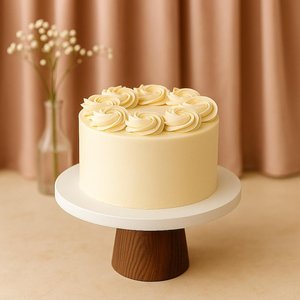 Support à gâteau en bois fait main, multifonctionnel, style américain, aspect élégant à prix abordable par Universal Overseas - Product Image 1