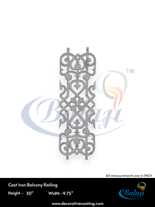 Barandilla de Balcón de Hierro Fundido Estilo Europeo, Pasamanos Decorativo para Jardín, Patio, Porche, Escalera, Exterior, Resistente al Óxido - Product Image 5