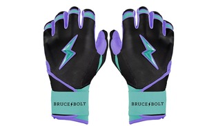 Gants de frappe de baseball personnalisés pour hommes en cuir à manchette courte, respirants, à séchage rapide, durables, de haute qualité, avec fermeture auto-agrippante pour gaucher - Product Image 2