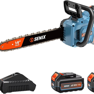 Tronçonneuse à batterie 60V 18 pouces | Scies à chaîne électriques sans balais | Scie à chaîne sans fil avec batterie 4Ah et chargeur | Outil de jardinage pour arbres - Product Image 1