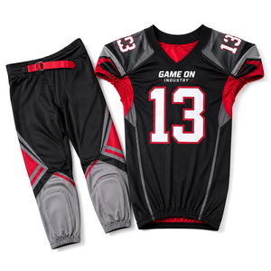 For Wholesale Rate Premium Quality Customized Made New Arrival OEM ODM Service Team Wear American Football Jersey and Pants Sets - Product Image 1
