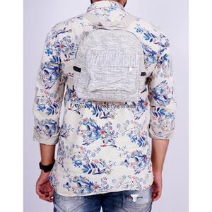 กระเป๋าเป้สะพายหลังทำมือ ขนาดกลาง สำหรับทุกเพศ ผ้าแคนวาส 100% น้ำหนักเบา ความจุ 20 ลิตร ปิดด้วยซิปและหัวเข็มขัด พร้อมโลโก้ช่างฝีมือ เหมาะสำหรับการเดินทาง - Product Image 5