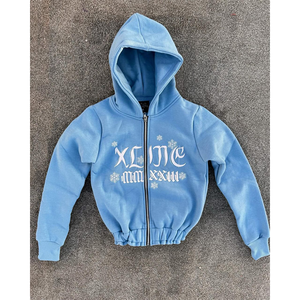 Sweats à capuche et joggings streetwear lourds sweats à capuche pour hommes survêtement imprimé bouffant logo personnalisé jogging costume à capuche ensemble hommes - Product Image 2