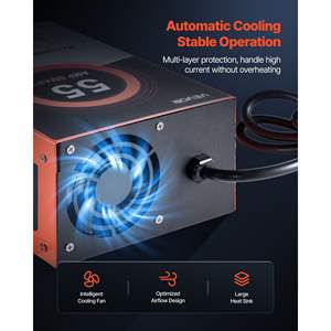 Convertidor de Energía Inteligente para RV de 55 Amperios, Carga Multietapa, Compatible con Sistemas Eléctricos de RV de 110V CA, 12V CC y 16.5V de Litio y Plomo-Ácido - Product Image 4