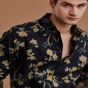 Chemise de couleur unie à manches longues de haute qualité pour hommes Nouvel été Coton Respirant Anti-Rides Casual Lapel Design for Social - Product Image 2