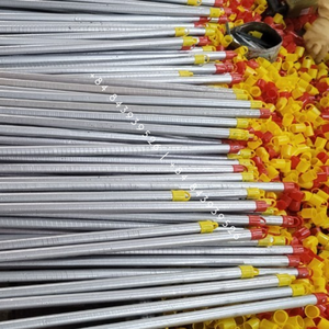 Mango de escoba de madera de eucalipto italiano mexicano, palo de fregona recubierto de PVC plateado con hilo griego, herramienta de limpieza de poste de madera - Product Image 6