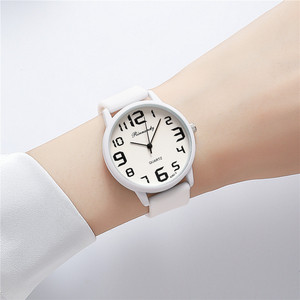 Relojes de Pulsera de Silicona de Moda 1196 para Mujer, Elegantes Relojes de Pulsera Blancos para Dama, de Lujo - Product Image 5