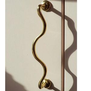 Manijas de Puerta Swan, Manijas de Puerta Metálicas, Manijas de Puerta de Latón para Hotel y Hogar, Herrajes Arquitectónicos Decorativos Interiores de Acero Inoxidable - Product Image 5