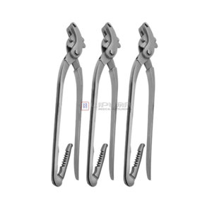 Medic Instrument 3 Pcs Serra Emasculators 35.5cm with Ratchet Stainless Steel <b>Castration</b> <b>Tool</b> for Cattle Horses & Livestock - Product Image 1