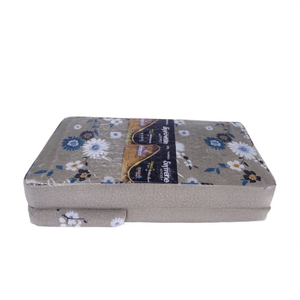 Matelas en mousse pliable Queen Size de 4 pouces d'épaisseur, confortable, avec tissu matelassé, pour la maison, l'hôtel ou l'auberge - Product Image 2