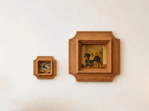 Marco de Fotos de Madera de Acacia con Diseño Tallado para Exhibición en Pared, Marco de Fotos de Madera Sólida, Paquete de Marcos Cuadrados Minimalistas de Madera - Product Image 2