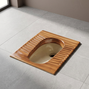 Burgundy <b>Ceramic</b> Orissa Squatting <b>Pan</b> Standard Size Floor Toilet WC From India Sanitary Ware Export Quality - Product Image 5