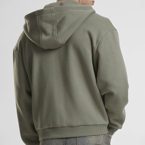 Wholesale <b>Oversized</b> Zipper <b>Hoodie</b> For Men Street & Casual Wear Pullover <b>Long</b> Sleeve <b>Hoodie</b> 100% Cotton With Customize Logo - Product Image 5
