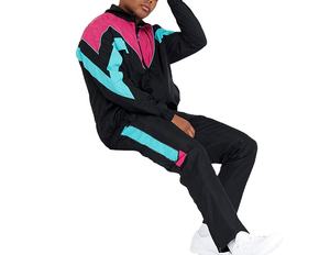 OEM vente en gros de haute qualité vêtements de rue survêtements coupe-vent pour hommes broderie survêtement personnalisé pour hommes - Product Image 2