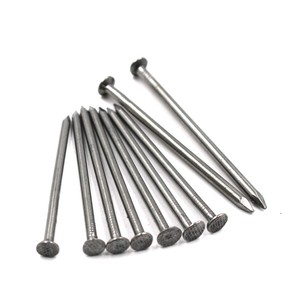 Fixations <span class=keywords><strong>de</strong></span> clous en béton <span class=keywords><strong>de</strong></span> <span class=keywords><strong>fer</strong></span> galvanisé en acier au carbone Clous métalliques communs zingués en acier inoxydable - Product Image 4