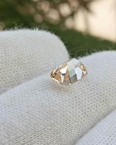 Topaze Impériale Naturelle du Pakistan, couleur Pêche Champagne, taille Émeraude, pierre précieuse en vrac de haute qualité pour la fabrication de bijoux - Product Image 3