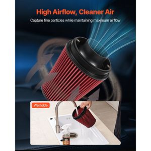 Sistema di Aspirazione dell'Aria Fredda da 3,5 Pollici Compatibile con Chevy Silverado/GMC Sierra 2014-2018 e 2015-2020, con Scudo Termico e Filtri Aria per Camion - Product Image 6
