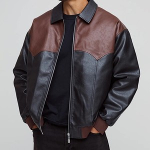 <b>Men</b> Varsity <b>Jacket</b> Custom Wool Leather Letterman <b>Jacket</b> <b>Baseball</b> College Style Embroidered OEM ODM Private Label Supplier - Product Image 1