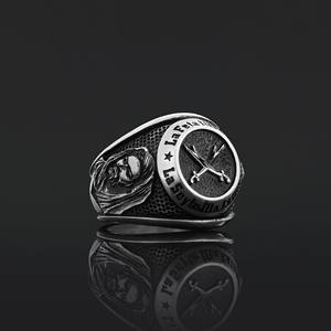 Anillo Islámico BOJ 02 Muhammad Resulullah, Caligrafía Musulmana, Regalo Religioso, Anillo de Plata 925 para Mujer, Certificado GIA - Product Image 2