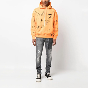 Sudadera con Capucha Extra Grande Unisex de Touch Point Sports, Color Sólido, Felpa Francesa, Algodón Ecológico, Lavado Ácido, Impresión Digital - Product Image 1