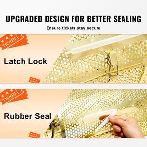 200 Palline da Ping Pong e 5000 Biglietti della Lotteria, Tamburo per Estrazioni con Maniglia Girevole in Legno, 16,1 X 12 Pollici, Forniture per Eventi e Giochi - Product Image 4