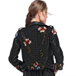 Premium Women Baseball Varsity Leather Jacket Embroidered Leather Sleeves OEM ODM Sample Service Available 2026 - Product Image 6