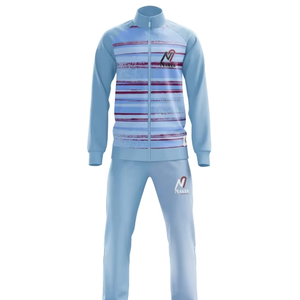 ผู้ผลิตชุดวอร์มสำหรับผู้ชาย ชุดออกกำลังกายแบบมีซิป 1/4  ระบายอากาศได้ดี - Product Image 1