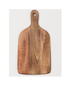 Round Wooden Chopping Board With Marble Inlay And Handle For <b>Kitchen</b> Use Handmade Cutting Board On Sale - Product Image 2