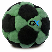 Oxva Industries Hacky Sack de Gamuza de 32 Paneles, Relleno de Arena, Pelota de Patada, Juguete de Malabares Freestyle, Personalizado, Ligero y de Alta Calidad
