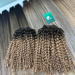 Paquets de cheveux humains birmans à boucles crépues avec fermeture Vendeurs de cheveux à cuticule alignée VietNam Paquets de tissage de cheveux bruts - Product Image 5