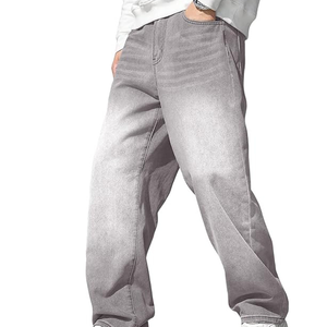 Jeans Baggy Homme Personnalisés Streetwear en Gros – Nouvelle Collection Denim Ample et Large de Haute Qualité pour Hommes – Tailles Variées - Product Image 4