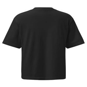 Black Women <b>Cropped</b> T Shirt with Jack and Jill MOM Logo Short Sleeve Crew Neck Casual Fashion Tee Everyday Wear Streetwear <b>Top</b> - Product Image 6