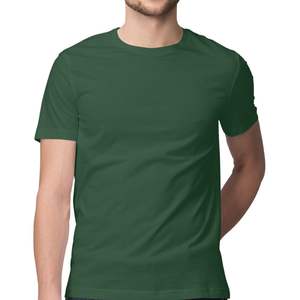 Camisetas personalizadas 100% algodón para hombre, corte regular, manga corta, secado rápido frontal, anti-UV, transpirables, OEM, ODM, ropa urbana. - Product Image 1