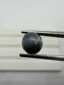 Alexandrite naturelle authentique œil-de-chat, pierre précieuse en vrac, 1,97 carats, forme ronde, pour la fabrication de bijoux, cadeau pour collectionneur - Product Image 2