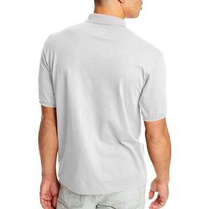 Polo T-shirt hommes personnalisé nouveauté logo personnalisé Golf t-shirt 100% coton maille tissu respirant polos - Product Image 3