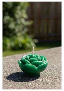 Handcrafted Custom Scented Flower-Shaped Eco-Friendly <b>Paraffin</b> Wax Air Freshening Candles for Home Decor & Christmas/Diwali - Product Image 3