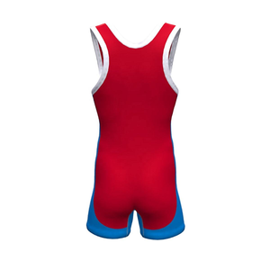 Combinaison de lutte personnalisée à quatre points d'adhérence avec élastique pour les jambes – Vente en gros directe du fabricant – Approvisionnement robuste en vrac - Product Image 6