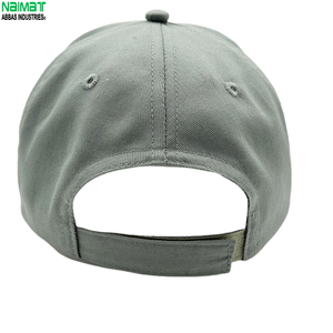 หมวกเบสบอล 6 แผง ยูนิเซ็กซ์ ยี่ห้อ Naimat Abbas Industries สีพื้น ผ้าฝ้ายทวิล 100% ปรับขนาดได้ สวมใส่สบาย เหมาะกับทุกฤดูกาล - Product Image 4