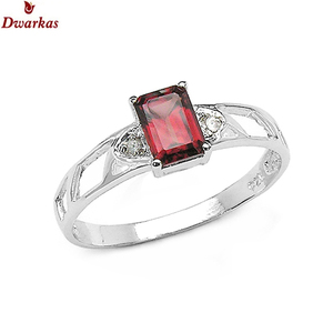 Elegant luxury <b>rings</b> 925 sterling <b>silver</b> natural <b>garnet</b> CZ multi gemstone <b>ring</b> engagement wedding <b>rings</b> - Product Image 1