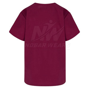 เสื้อสครับผู้ชายแบบสบายๆ คอวี สำหรับแพทย์ พยาบาลโรงพยาบาล และบุคลากรคลินิก พร้อมบริการติดฉลากส่วนตัว - Product Image 3