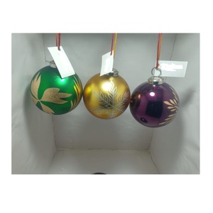 Adorno Navideño Colgante en Forma de Bola, Hecho a Mano, con Acabado Brillante, Decoración Navideña para el Hogar, Regalos de Navidad - Product Image 5