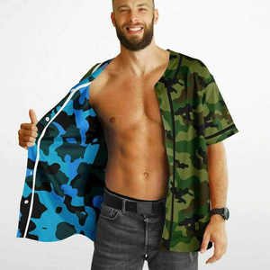 เสื้อเบสบอลซอฟต์บอลแบบกำหนดเองสำหรับทีม เสื้อเบสบอลแขนสั้นแบบกำหนดเอง เสื้อยืดติดกระดุม - Product Image 4