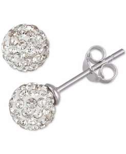 3-Pc. Set di perle d'acqua dolce coltivate e palle di fuoco di cristallo collana pendente & 2-Pr. Orecchini a bottone abbinati | Macy's - Product Image 4