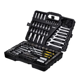 Set di Utensili Meccanici da 121 Pezzi, Chiavi a Bussola e Inserti SAE/Metrici da 1/4, 3/8, 1/2 Pollici con Impugnatura a Cricchetto - Product Image 4