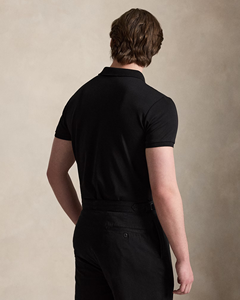 Camiseta Polo Negra Personalizada 100% Algodón Unisex de Manga Corta para Golf, Uniforme Casual con Logotipo Bordado, OEM ODM al por Mayor - Product Image 5