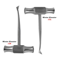 DENTRIC IMPLANTS DI-101D1 手动横杆冬季根牙拔除器套装 2 件 银色 CE 牙科手术器械