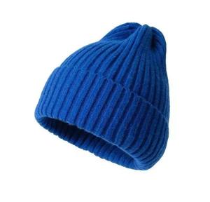 Elegant Unisex Solid Color Knit Beanie Hat 100% Polyester <b>Winter</b> <b>Cap</b> Street Style Adjustable 56-58CM Head Circumference - Product Image 3