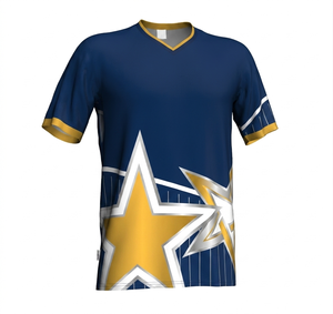 Camiseta de Fútbol Personalizada 100% Poliéster de Alta Calidad para Entrenamiento con Impresión de Logotipo, MOQ Bajo, Personalización de Color, Precio al por Mayor - Product Image 1